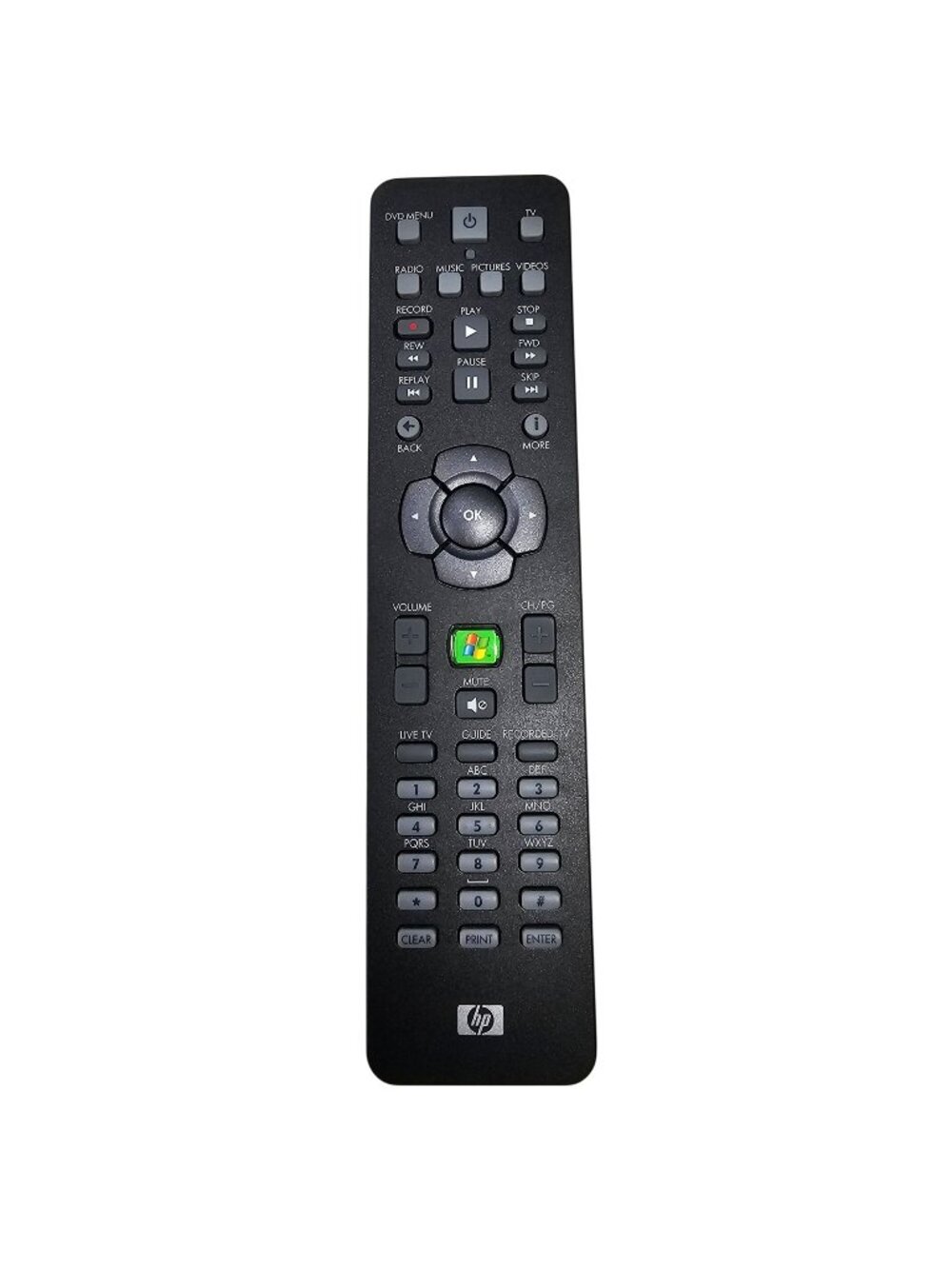 HP Media Center RC6 Remote Control For Windows PC & TV Model 5069-8344